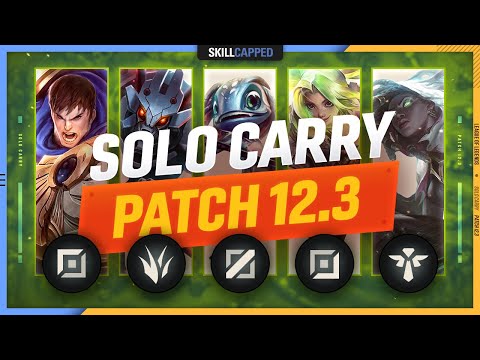 3 BEST SOLO CARRY Champions for EVERY ROLE in PATCH 12.3 - League of Legends