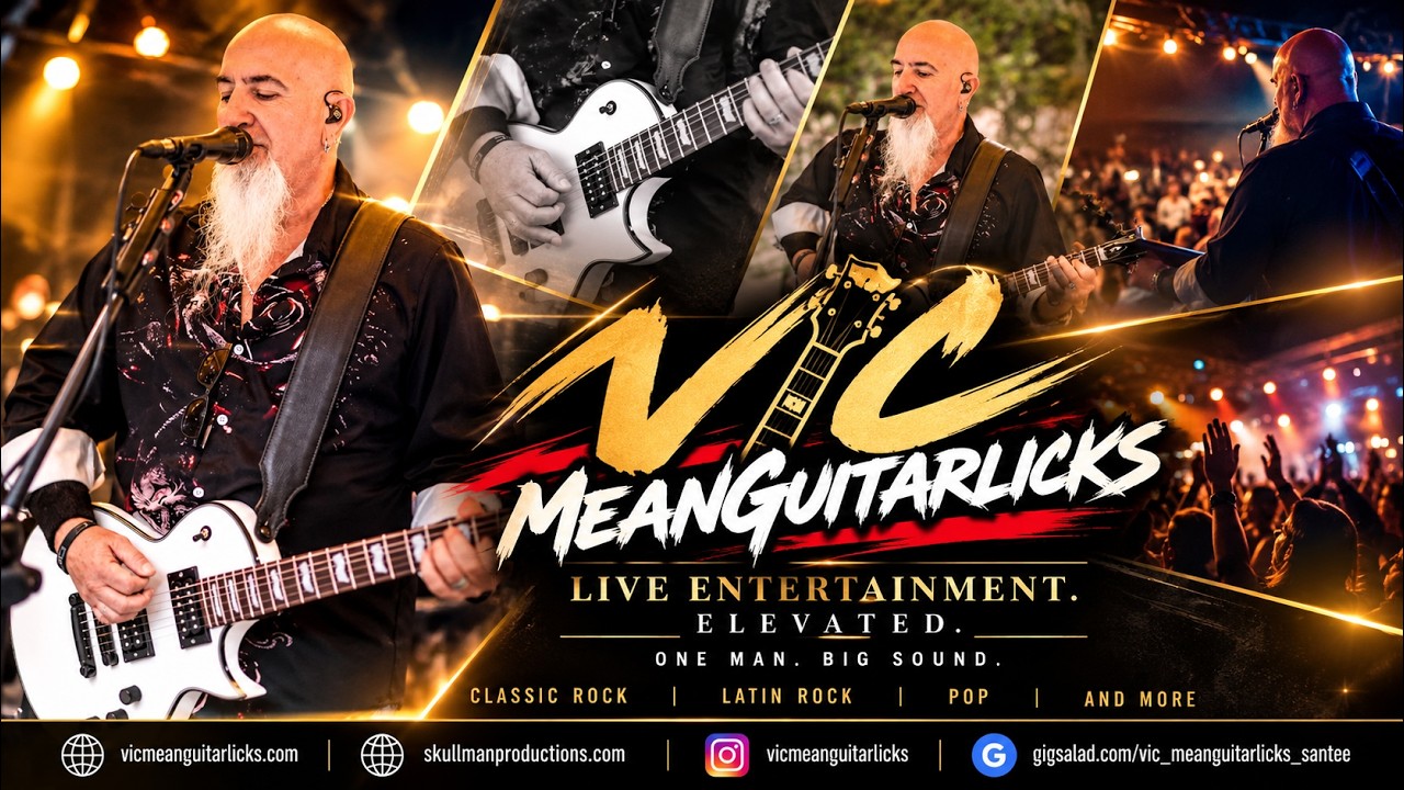Promotional video thumbnail 1 for Vic Meanguitarlicks