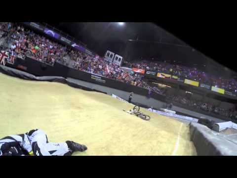 2014 BMX Worlds crash (POV)