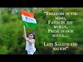 August 15th WhatsApp Status 2025 Latest Independence Day Status 2025 Happy Independence Day Status
