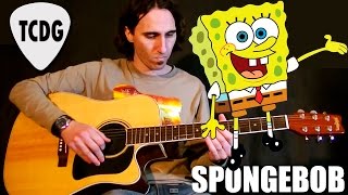 How To Play SpongeBob on Acoustic Guitar: Fast Tutorial TCDG