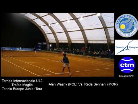 2019-05-04 Reda Bennani (MOR) Vs. Alan Wazny (POL) - Circolo Tennis Maglie (Italy)