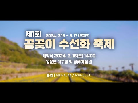 제1회 공곶이 수선화 축제 노랑 나랑 수선화 보러갈래?