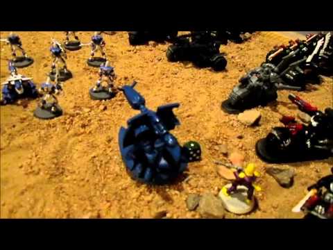 Craftworld Eldar vs Dark Angels Battle Report Part1