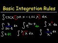 Basic Integration Problems