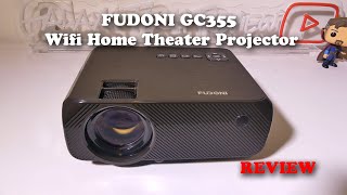 FUDONI GC355 Wifi Home Theater Projector REVIEW