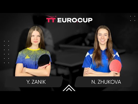 10:45 Yulianna Zanik - Nadiia Zhukova 30.08.2024 TT Euro.Cup Women Ukraine Star. TABLE 3