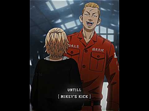 The Invincible Mikey's Kick 💀 [] Tokyo revengers [] Skulledit #trollface #shorts #trolledit