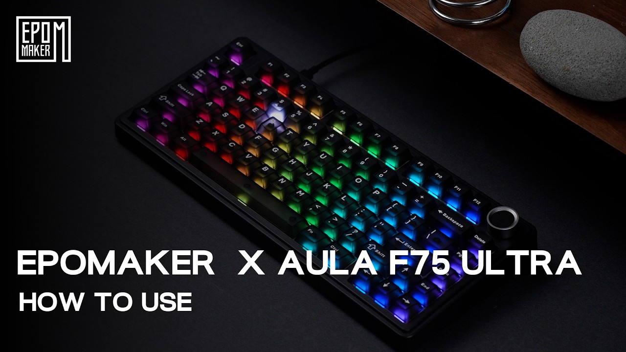 [ How to Use ] Epomaker F75 Ultra | Connection, Key-mapping, Light