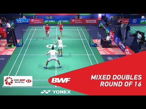R16 | XD | ZHENG/HUANG (CHN) [1] vs C. ADCOCK/G. ADCOCK (ENG) | BWF 2018