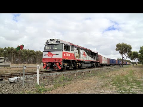 SCT 7997V With SCT006 Departs Inverleigh Siding (18/4/2021) - PoathTV Australian Railways
