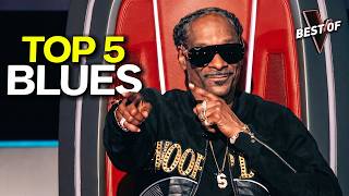 BLUES Singers Who Made Every Coach MELT on The Voice | Top 5