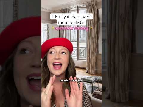 Emily apartment hunting in Paris #france #french #emilyinparis #livinginfrance #cultureshock #parody