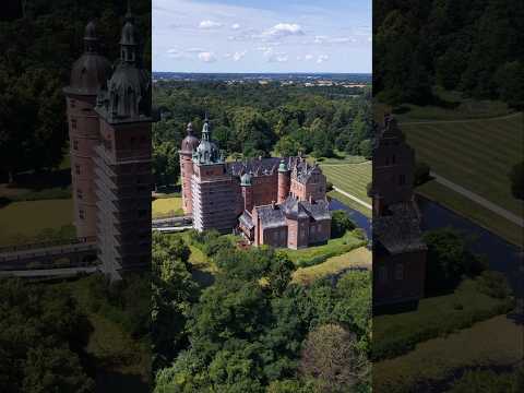a short video of Vallø Castle, Denmark #aerialphotography #cinematic