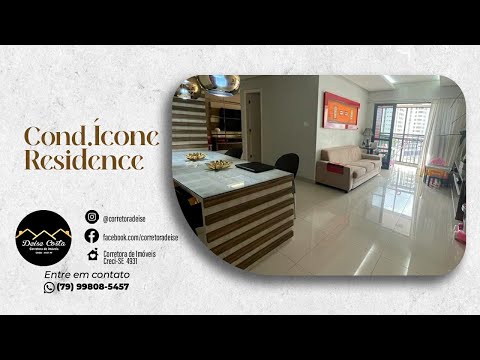 Excelente apartamento no Condomínio Íconi Residence à venda - Grageru - Aracaju - SE