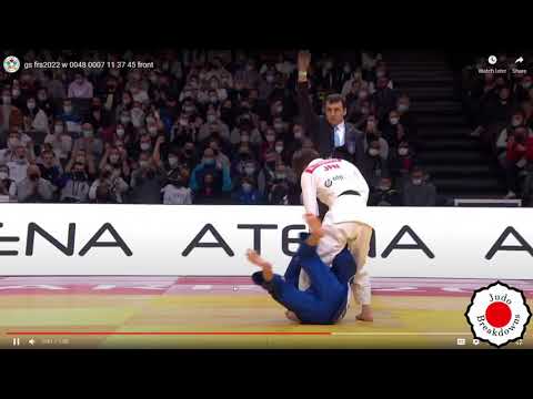Judo Womens - Natsumi Tsunoda vs. Anastasiia Balaban - U48 Grand Slam Paris 2022