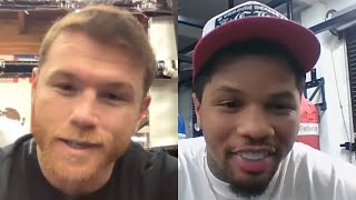 (WOW) CANELO ALVAREZ TELLS GERVONTA DAVIS “YOU’RE MY FAVORITE FIGHTER”