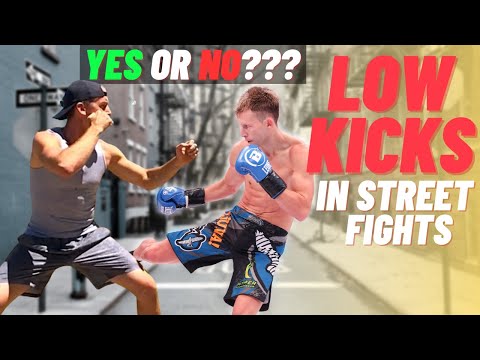 Muay Thai Low Kicks In Self Defense | Do They Work???