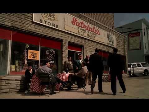 The Sopranos-Agent Harris visits Satriale's