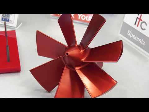 ITC chip fan, for rapid Swarf removal