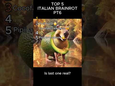 TOP 5 ITALIAN BRAINROT PT.6 🗣️🔥#shorts #italianbrainrot