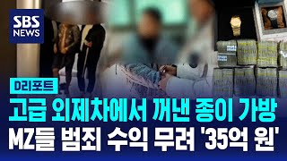 상품권 업체 위장해 범죄 수익 '돈세탁'한 일당 검거 / SBS / #D리포트