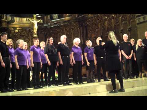 PostCanto-koret synger Herre Jesus gi meg nåde i Montserrat-klosteret