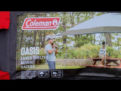 Coleman Canopy from Costco, setup and Review at High Speed