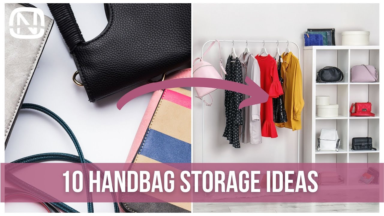 10 handbag storage ideas for small spaces | OrgaNatic