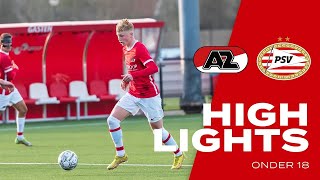 ⚡️ ??? ????! | Highlights AZ - PSV | Onder 18