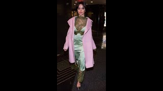 Camila Cabello suffers braless wardrobe malfunction as dress slips down