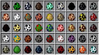 Minecraft - All Spawn Eggs.