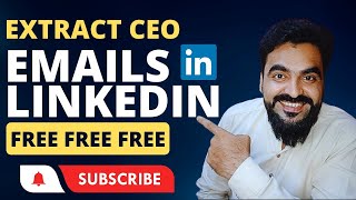 Extract CEO Emails From Linkedin | CEO Email Extractor Chrome Extension | Free CEO Email Finder Tool