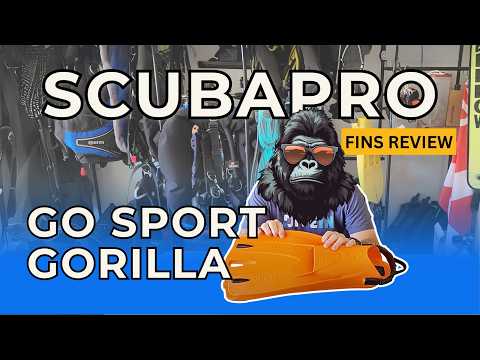 SCUBA dive like a Gorilla! 🦍 ScubaPro Go Sport Gorilla [Fins Review 2025]