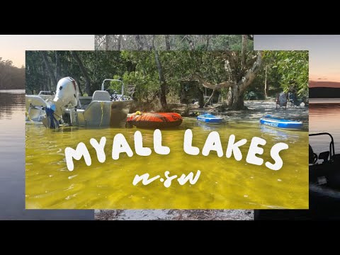 MYALL LAKES / BOYS TRIP / MID NORTH COAST N.S.W / LAKESIDE CAMPING MYALL LAKES / BOAT ACCESS CAMPING