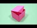 Easy Paper Box How To Make Origami Box With Color Paper DIY Paper Crafts