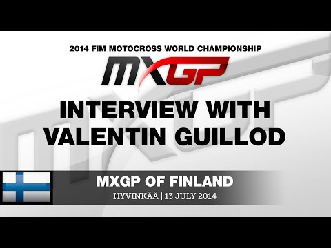 MXGP of Finland 2014 Valentin Guillod Interview after MX2 Qualifying - Motocross