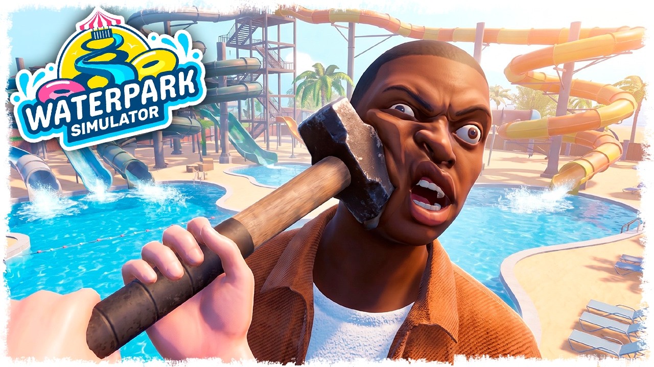 ОТКРЫЛ АКВАПАРК, ВОТ ЧТО ВЫШЛО!!! УГАР В WATERPARK SIMULATOR!!!