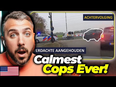 American Reacts to INSANE Dutch Police Chase