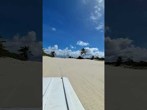 Praia de Mangue Seco, Jandaíra na Bahia.