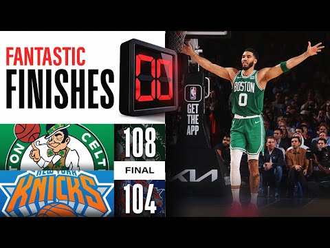 Final 3:54 WILD ENDING Celtics vs Knicks | October 25, 2023