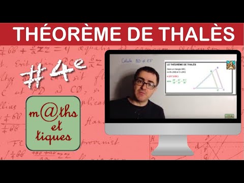 Calculer une longueur à l'aide du théorème de Thalès (1) - Quatrième