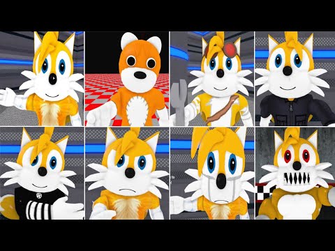 SONIC - ALL NEW TAILS JUMPSCARES - Roblox Piggy FANGAME