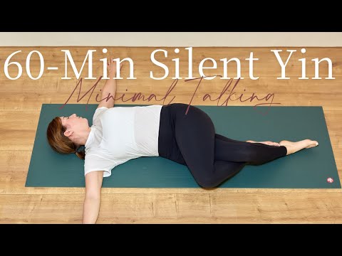 60 Min Yin Yoga Class Bedtime Full-Body Stretch || Silent Yin For Sleep & Relaxation (Minimum Cues)