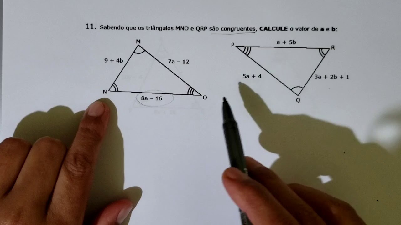 Congruência de Triângulos - Exercícios Resolvidos