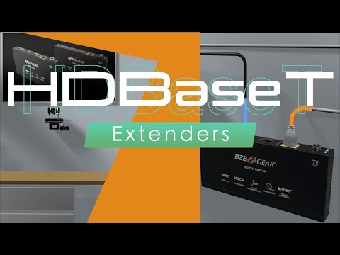 High Quality HDMI HDBaseT Extender Kits for Long Range - BZBGEAR