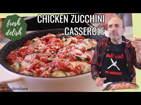 Baked Chicken and Zucchini Casserole
