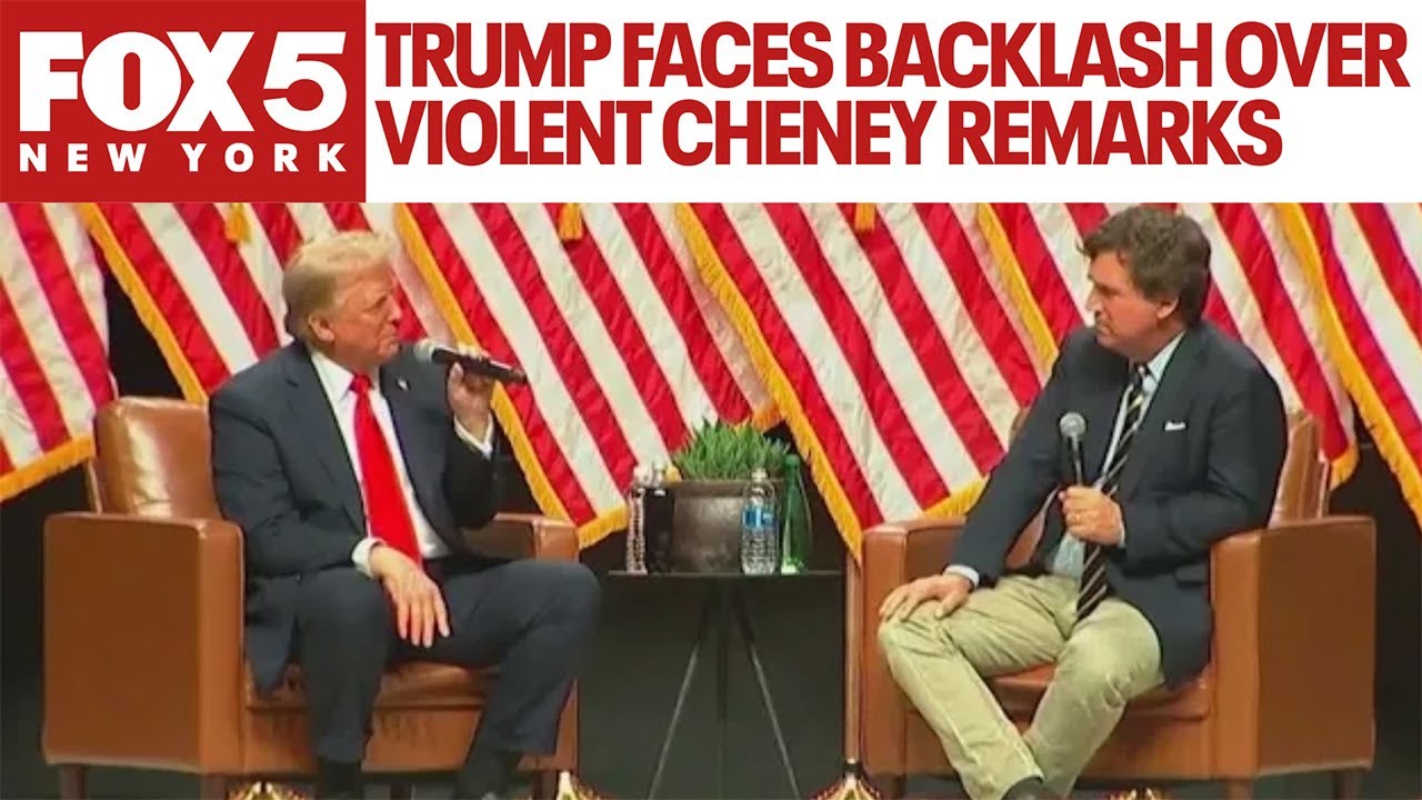 Trump faces backlash over violent Cheney remarks