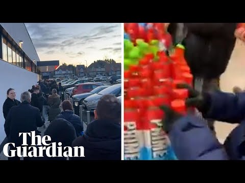 Chaotic scenes as shoppers rush to get hands on Prime energy drink
