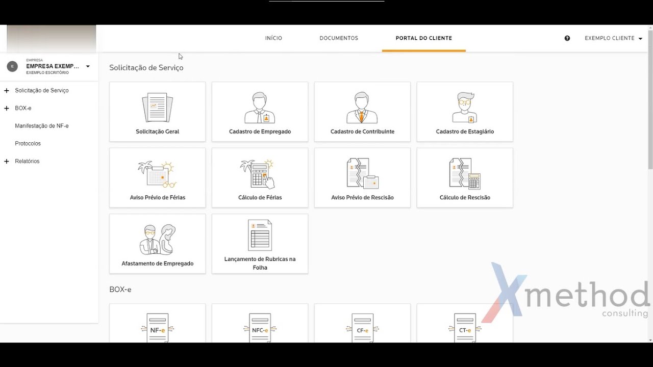 Solicitação de Serviço e Envio de Documento no Onvio - XMethod